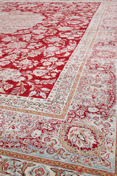 Antique Kerman Handwoven Traditional Rug, J69852