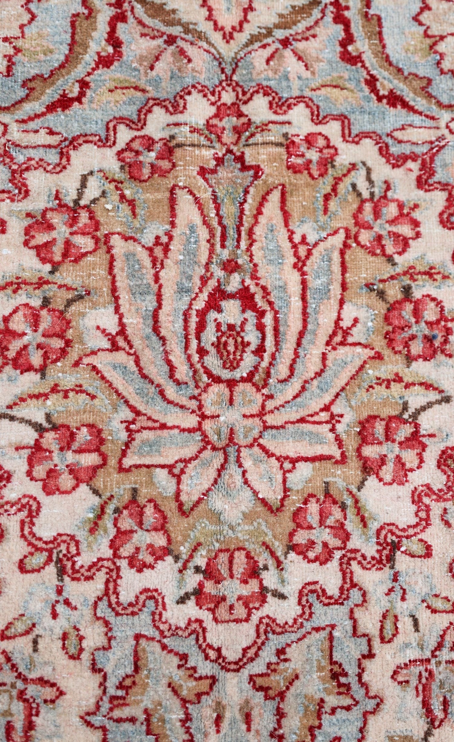 Antique Kerman Handwoven Traditional Rug, J69852