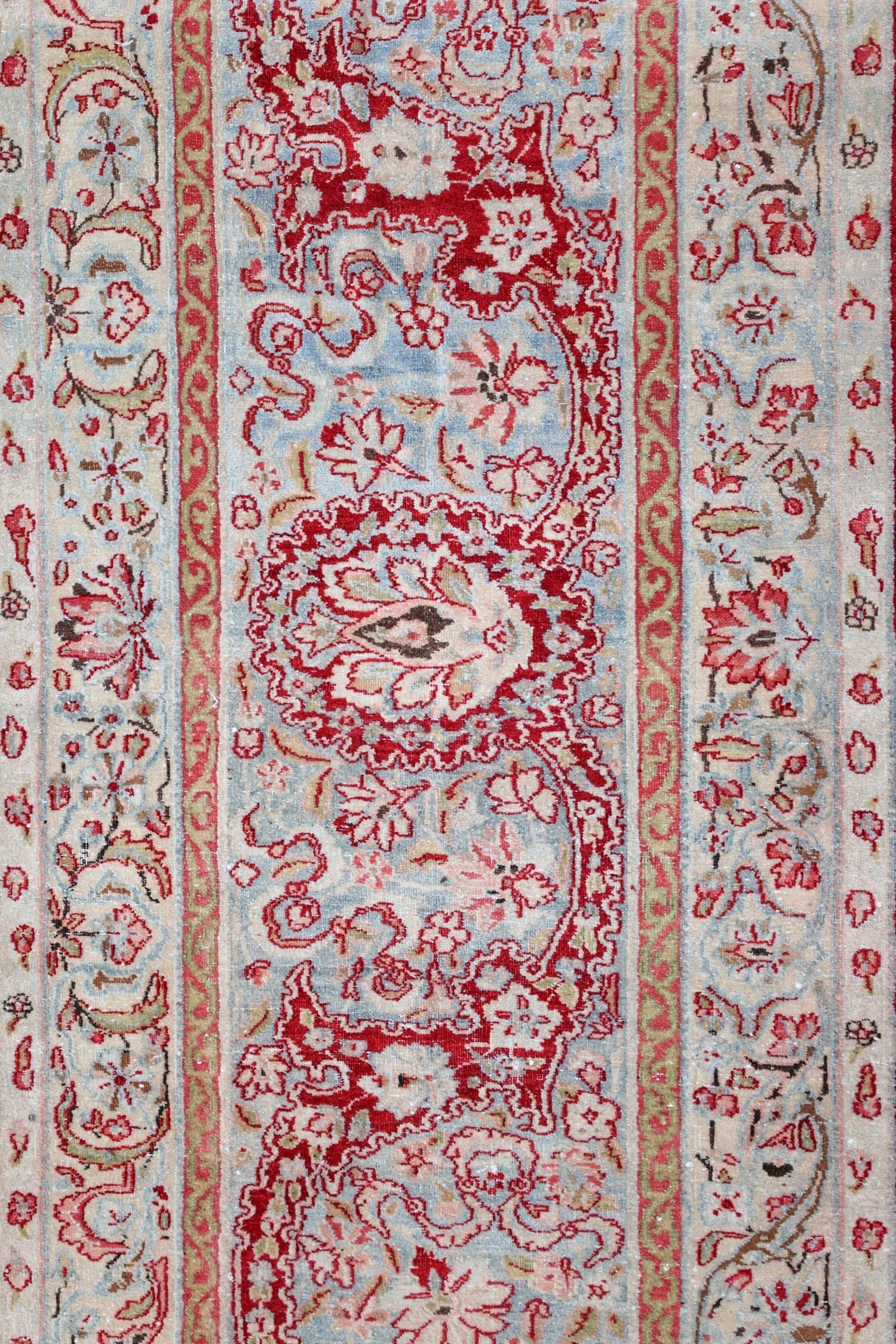 Antique Kerman Handwoven Traditional Rug, J69852