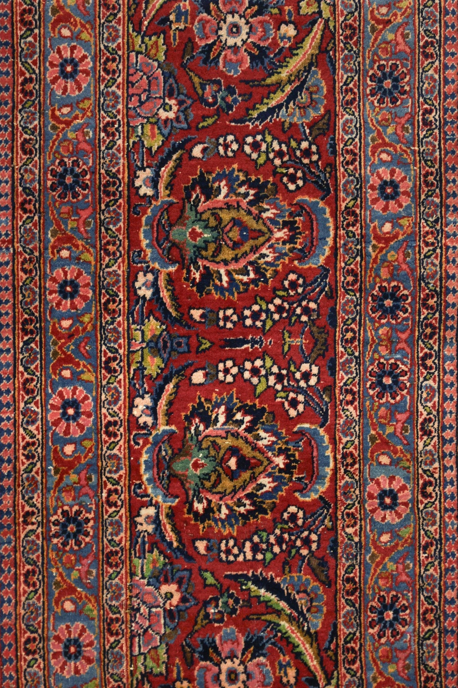 Antique Keshan Handwoven Traditional Rug, J76394