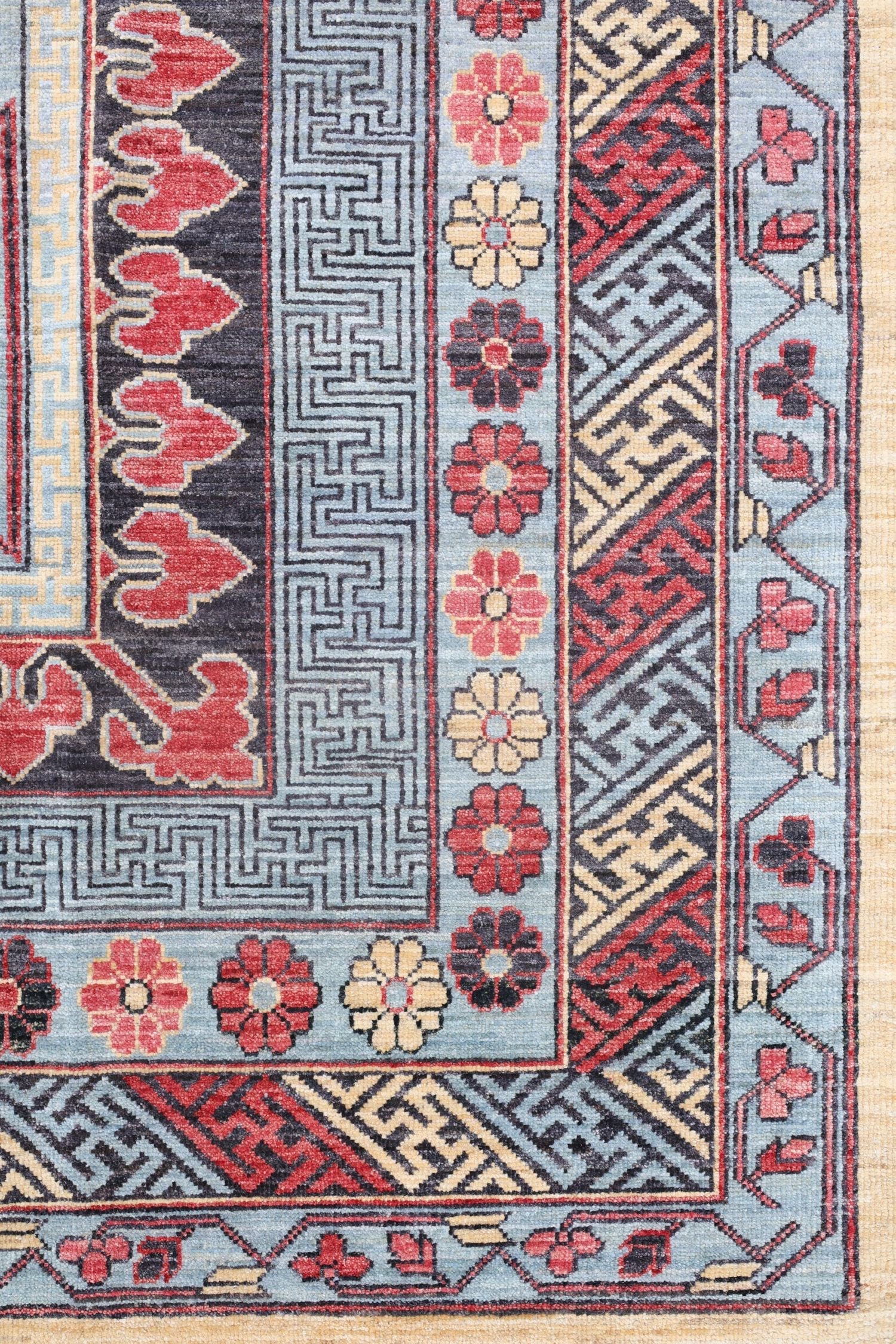 Khotan Handwoven Traditional Rug, J74855