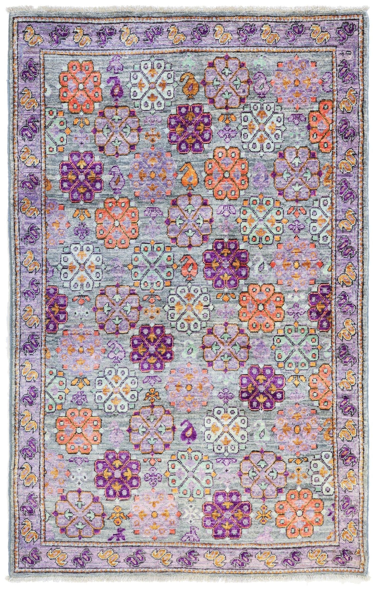 Khotan Garden Handwoven Traditional Rug