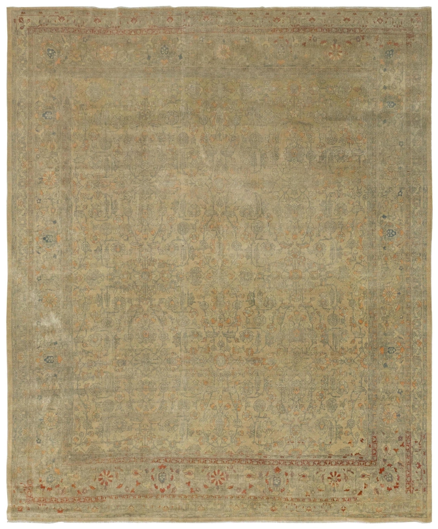 Vintage Laristan Handwoven Traditional Rug