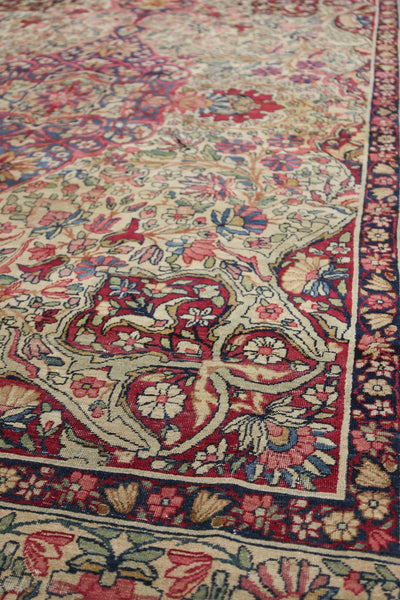 Antique Lavar Kerman Handwoven Traditional Rug, J68076