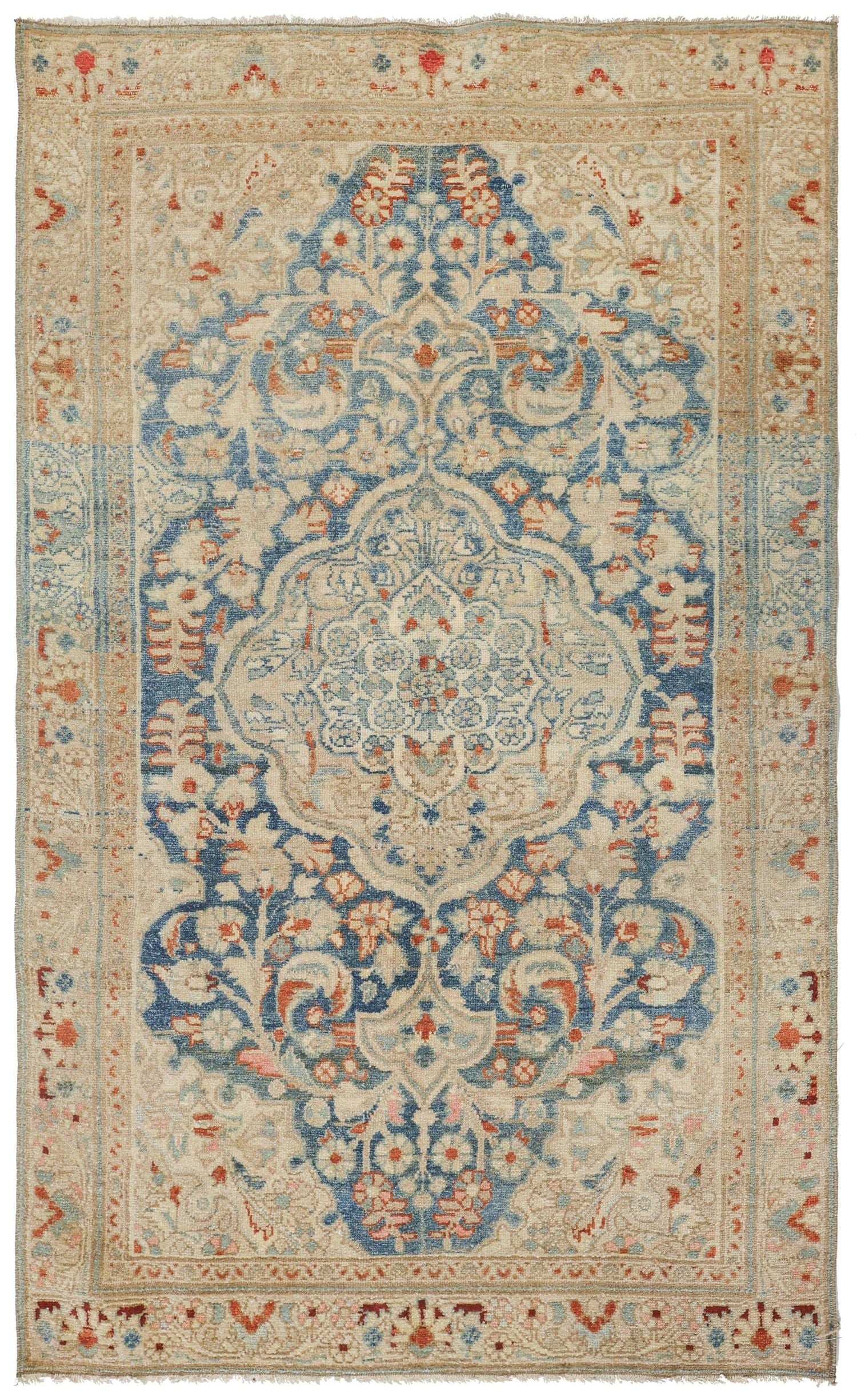 Vintage Lilihan Handwoven Traditional Rug