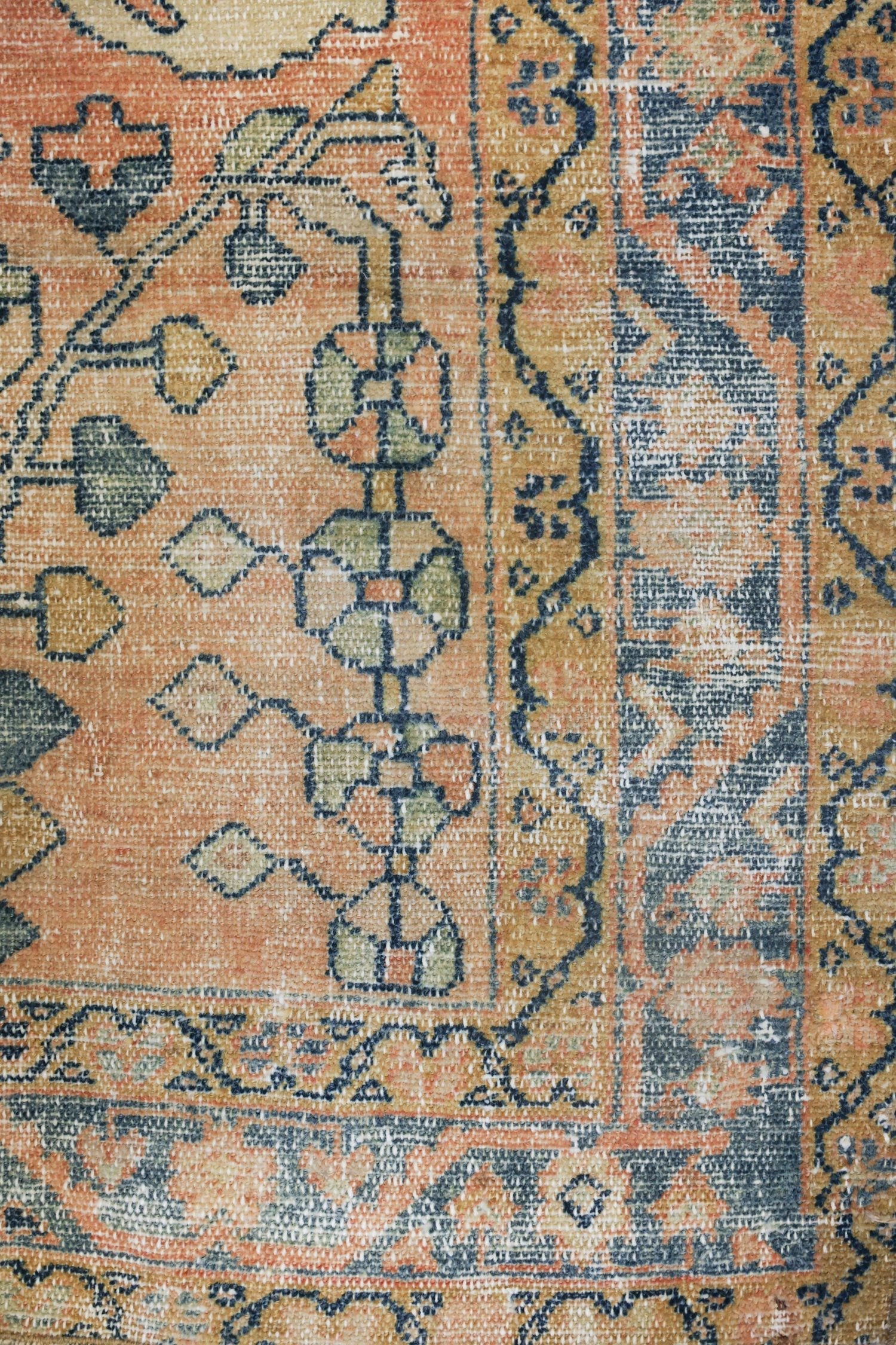 Antique Lilihan Handwoven Traditional Rug, J66410