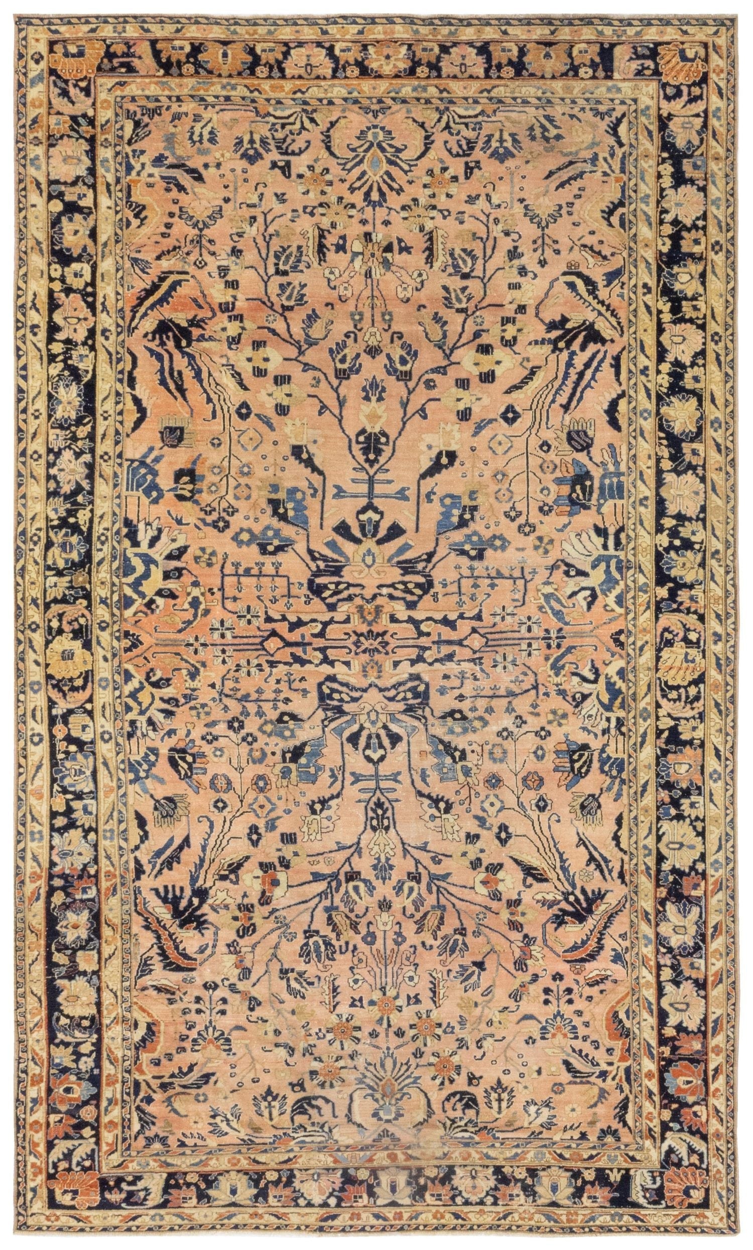 Vintage Lilihan Handwoven Traditional Rug