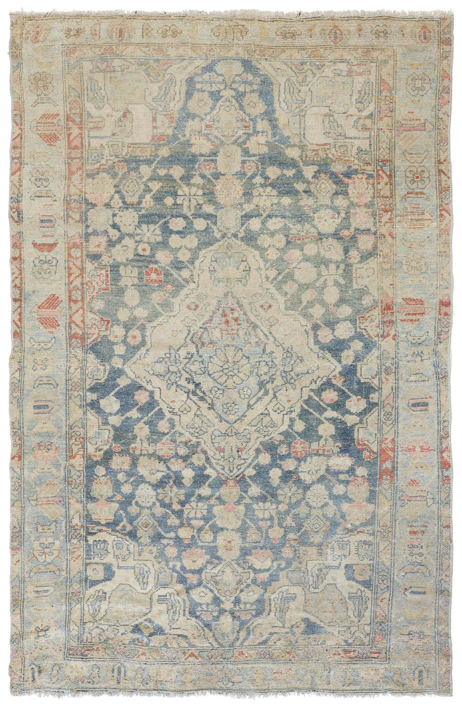 Vintage Lilihan Handwoven Traditional Rug