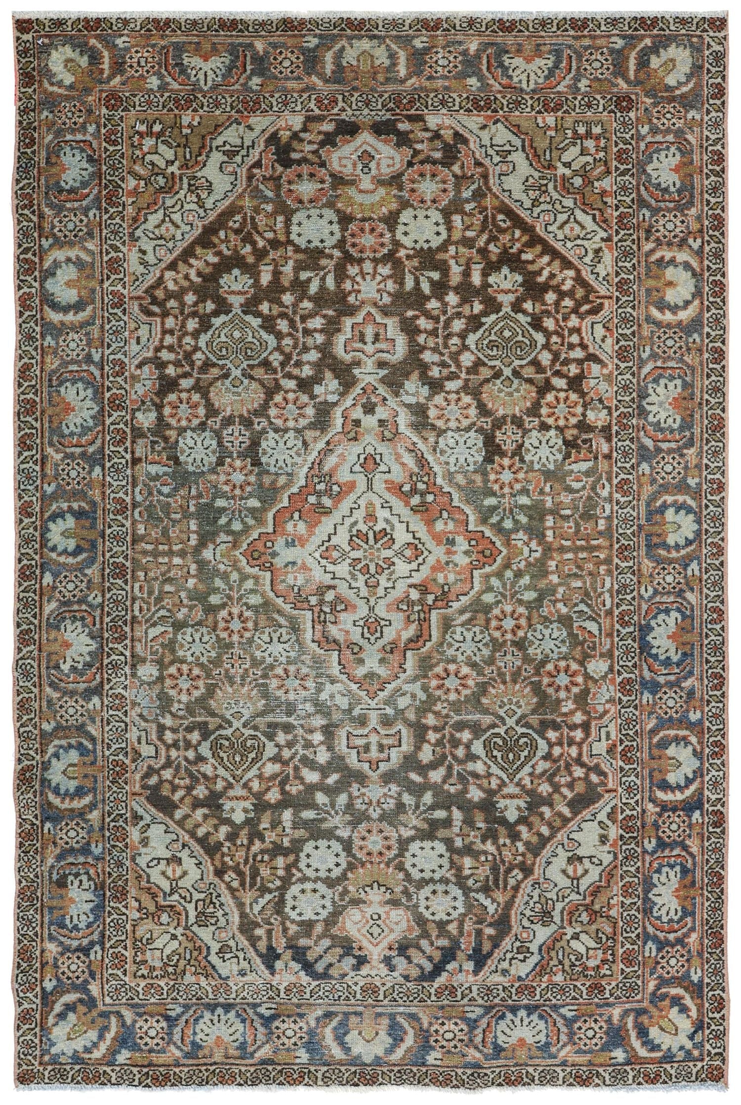 Vintage Lilihan Handwoven Traditional Rug