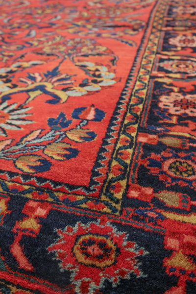 Antique Lilihan Handwoven Traditional Rug, J78001