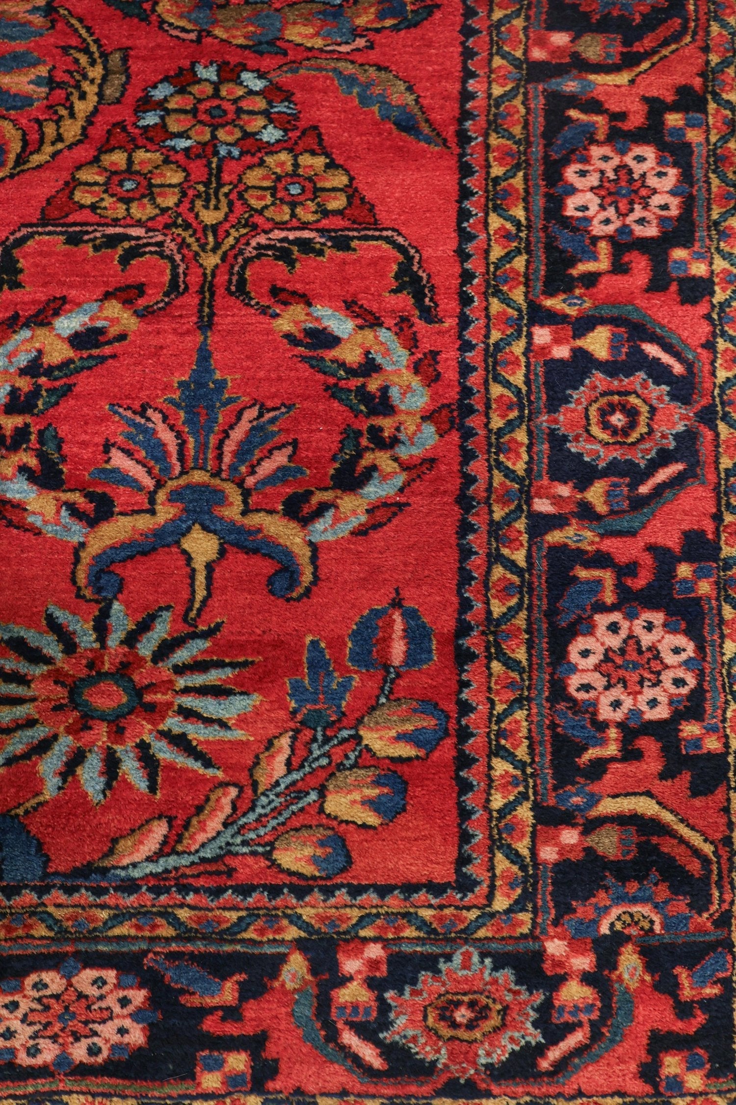 Antique Lilihan Handwoven Traditional Rug, J78001