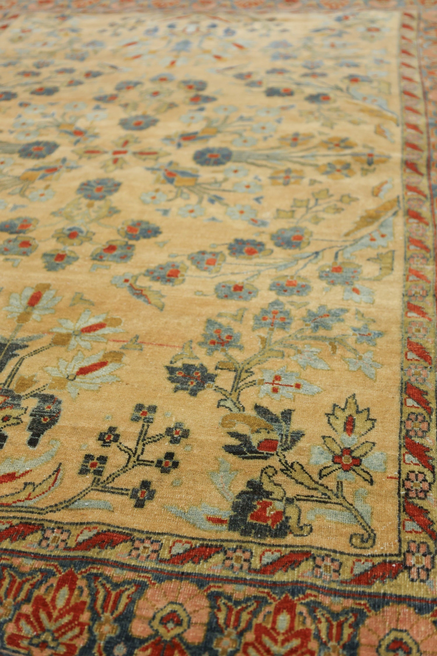 Vintage Mahajaran Sarouk Handwoven Traditional Rug, J76704