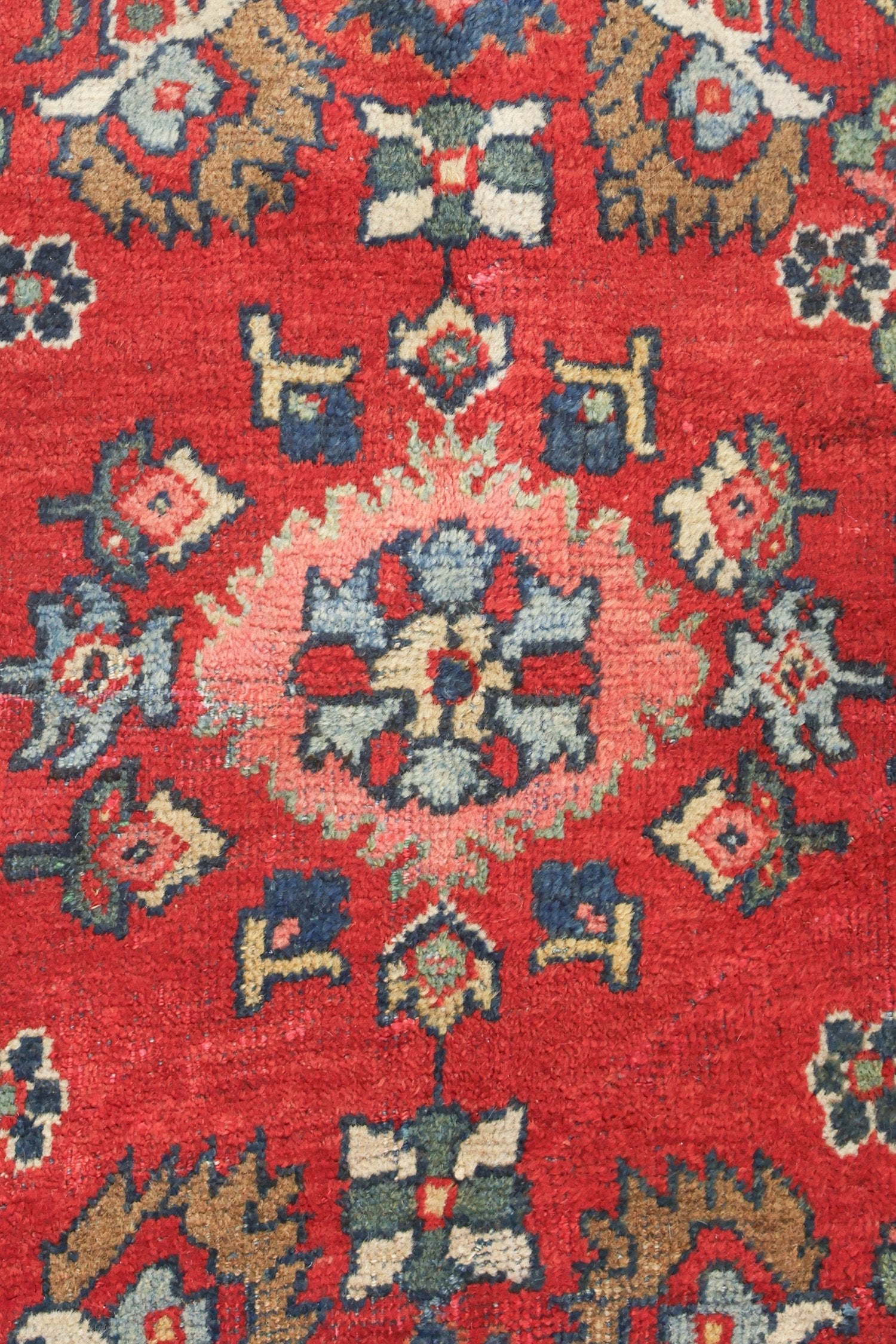 Vintage Mahal Handwoven Traditional Rug, J73972