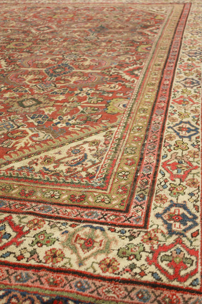 Vintage Mahal Handwoven Traditional Rug, J69504