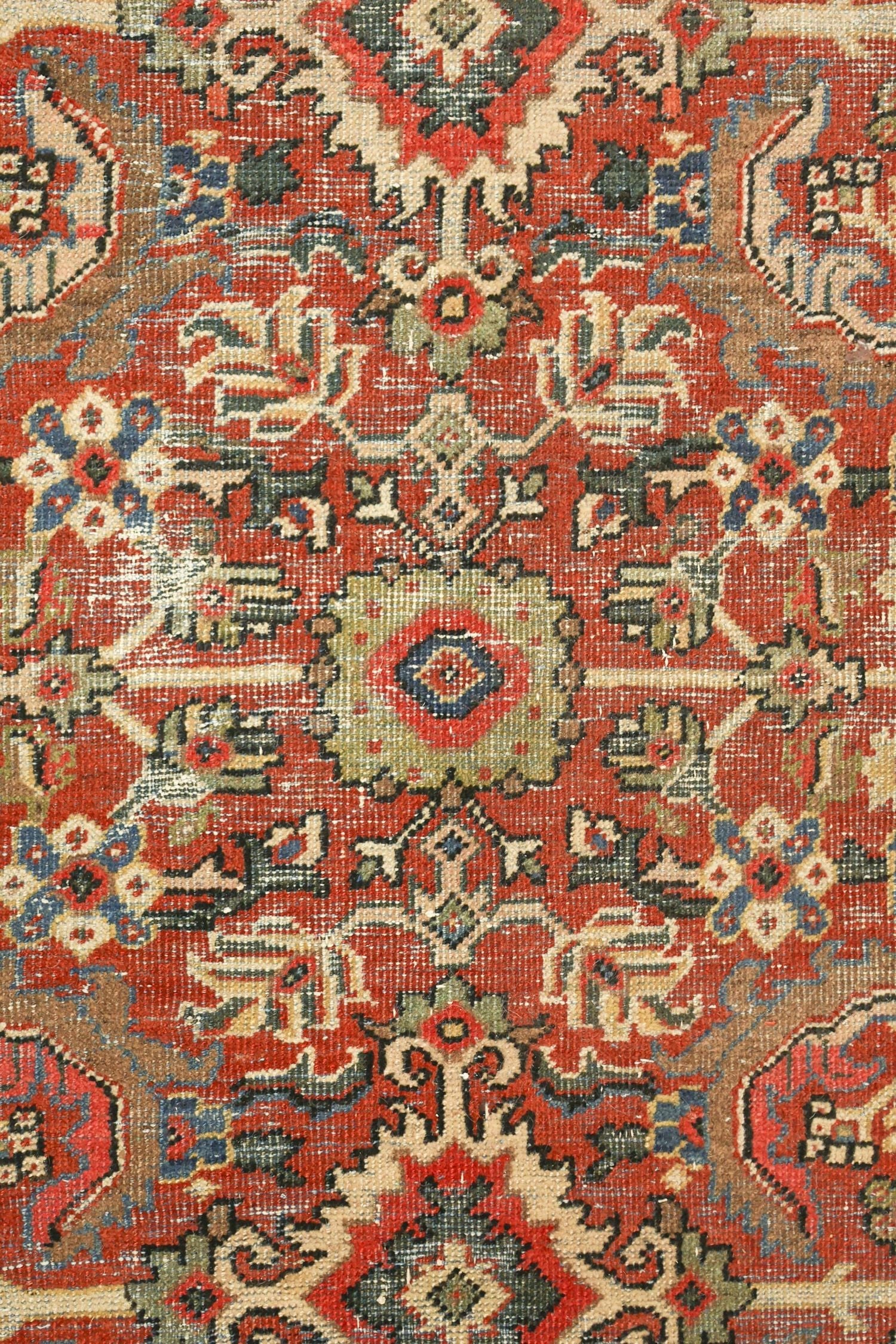 Vintage Mahal Handwoven Traditional Rug, J69504