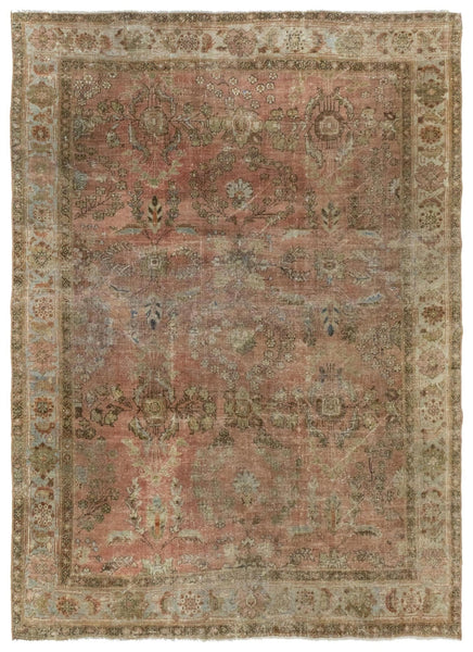 Vintage Mahal Handwoven Traditional Rug