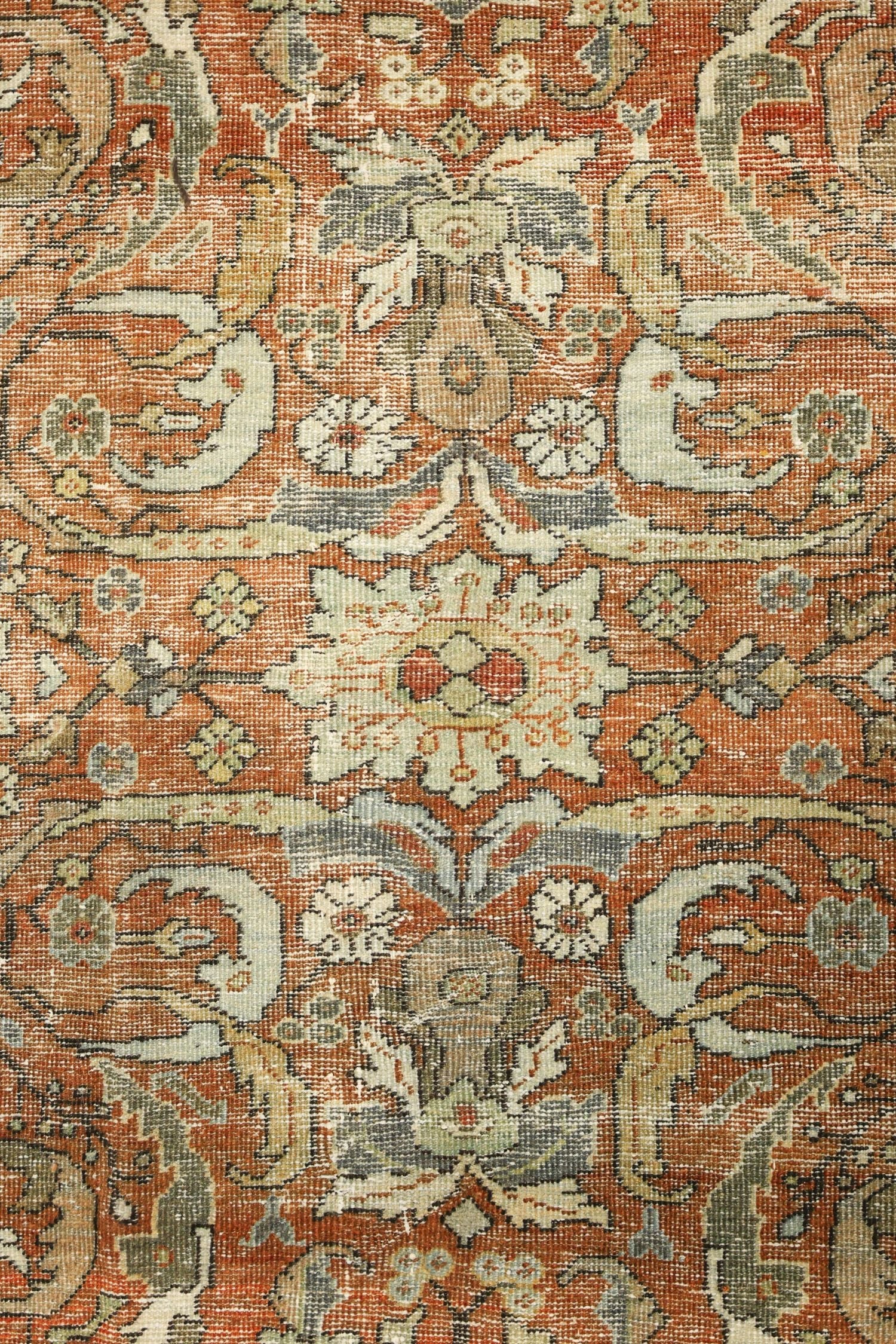 Vintage Mahal Handwoven Traditional Rug, J70414