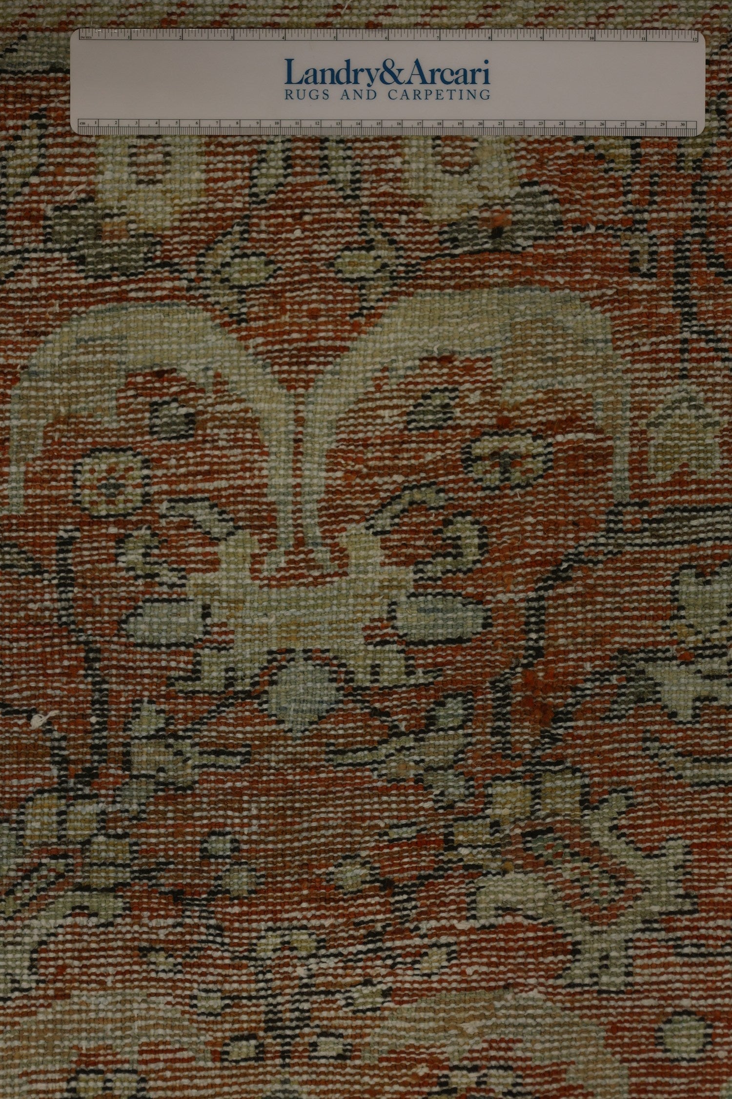 Vintage Mahal Handwoven Traditional Rug, J70414