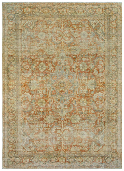 Vintage Mahal Handwoven Traditional Rug