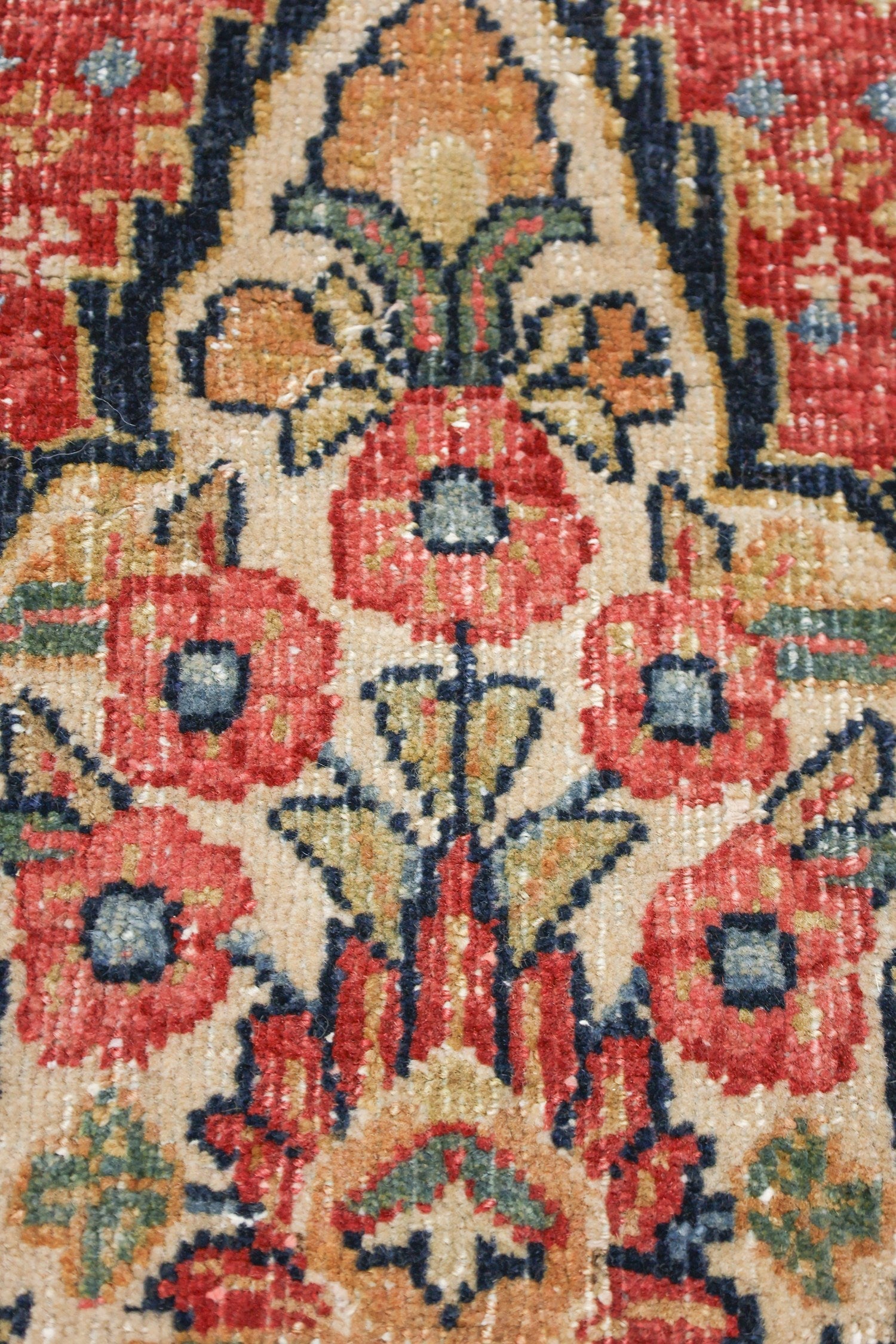 Vintage Mahal Handwoven Traditional Rug, JF2362