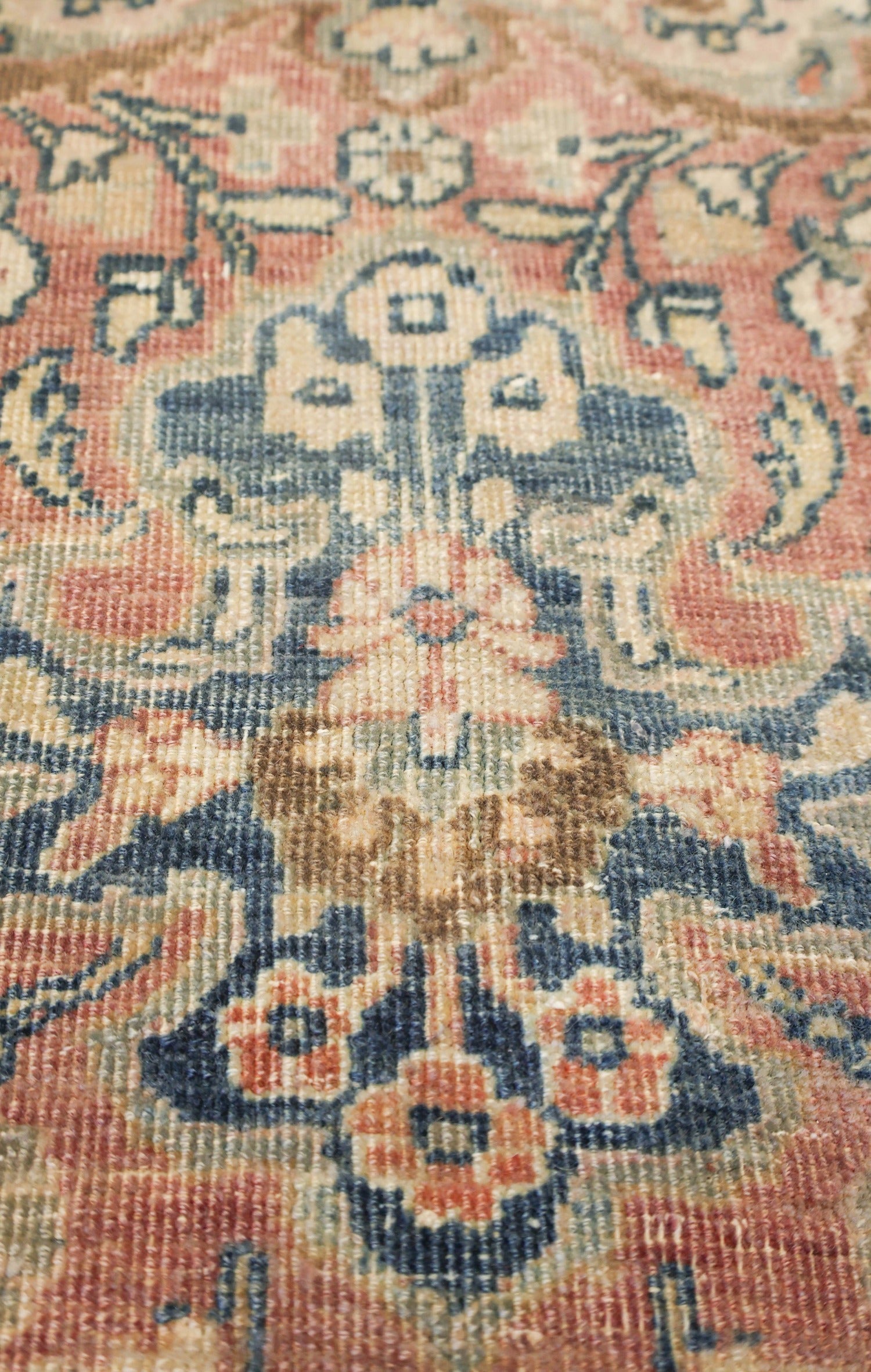 Vintage Mashad Handwoven Traditional Rug, J66434