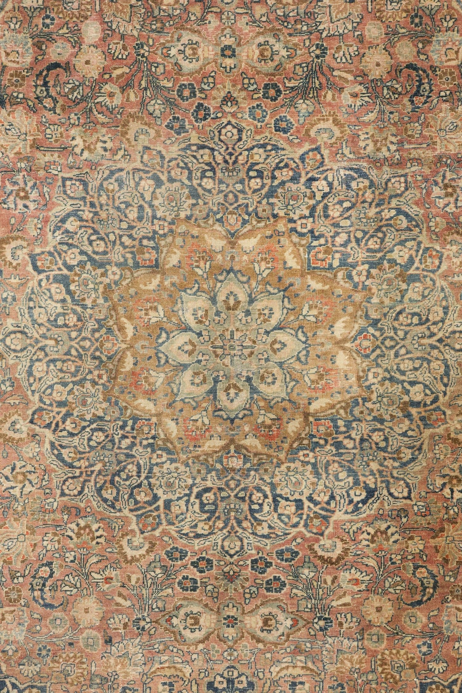 Vintage Mashad Handwoven Traditional Rug, J66434