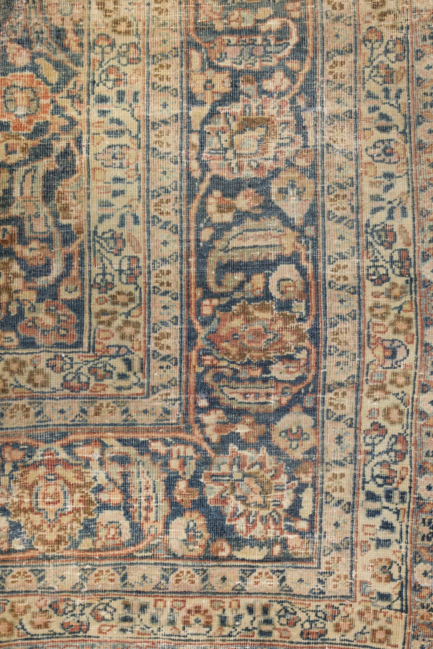 Vintage Mashad Handwoven Traditional Rug, J66434