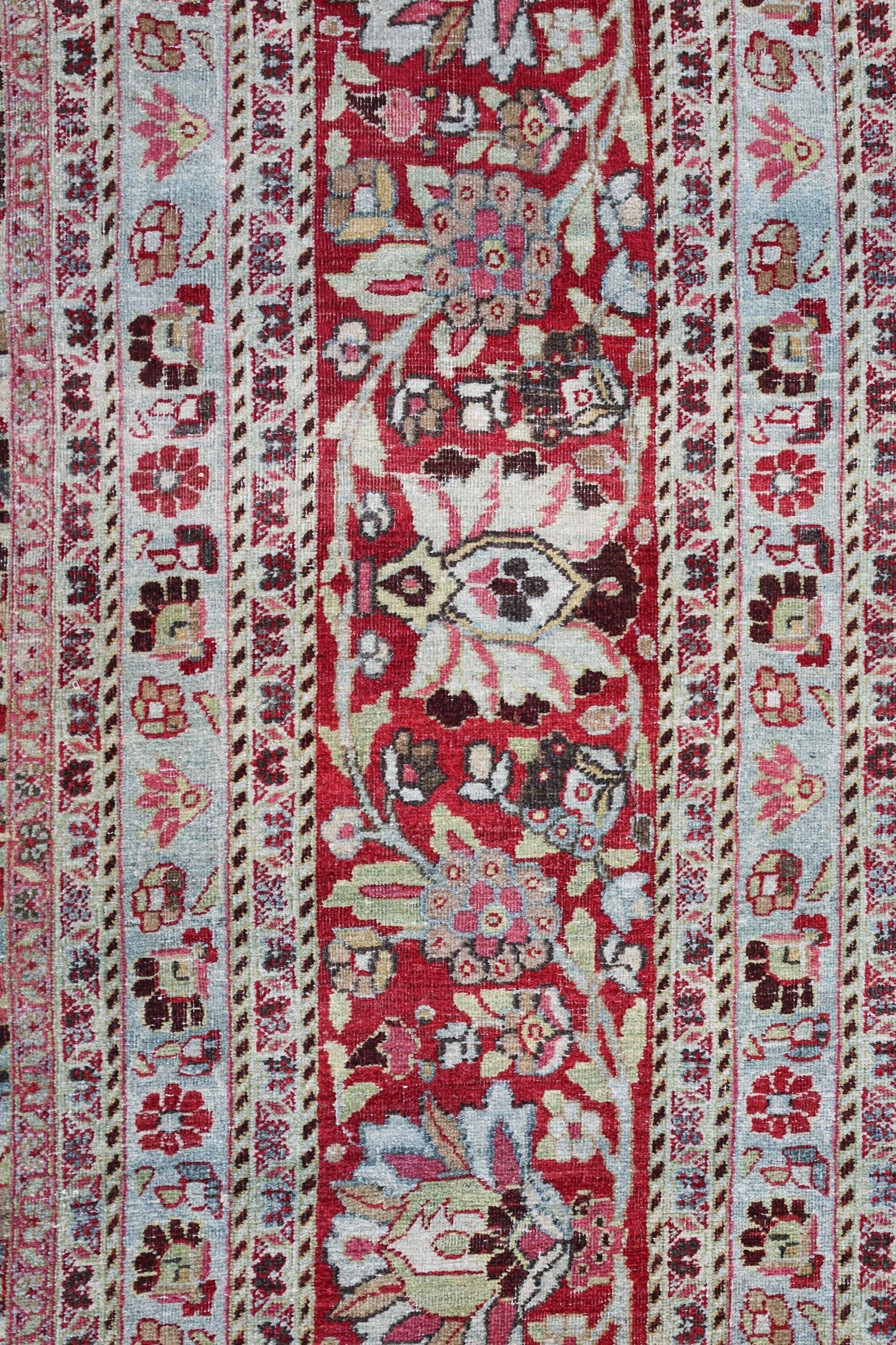 Vintage Mashad Handwoven Traditional Rug, J70044