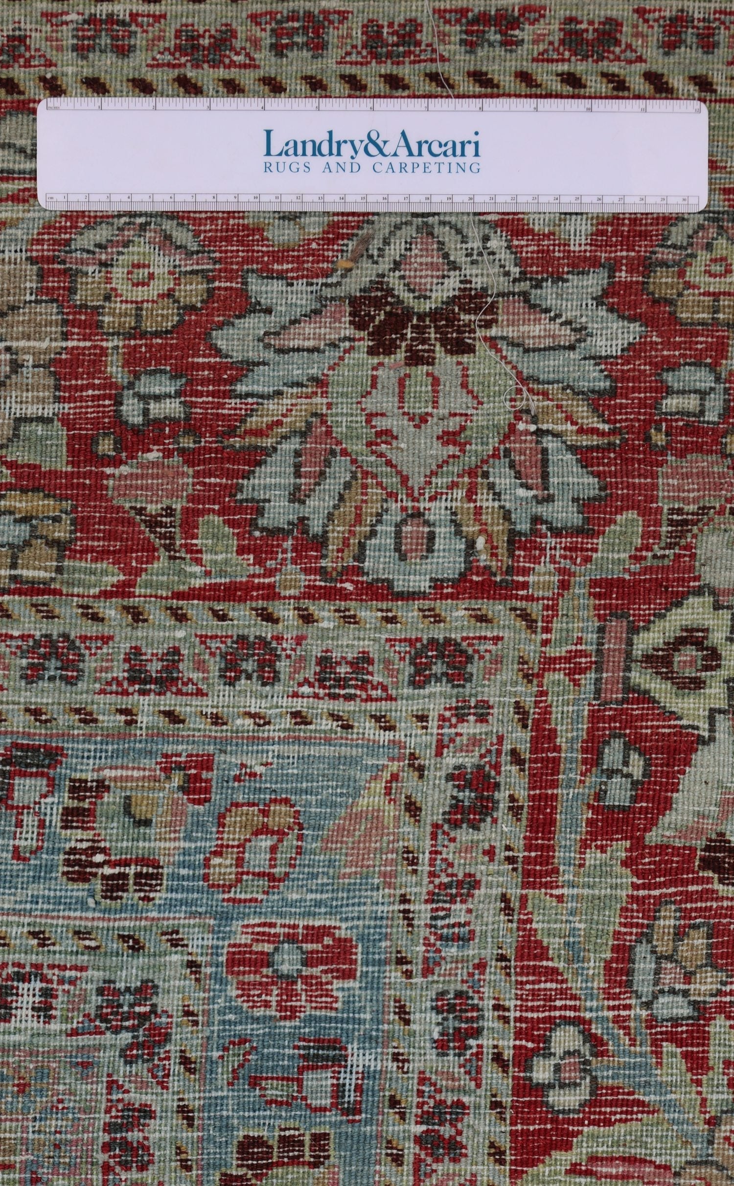 Vintage Mashad Handwoven Traditional Rug, J70044