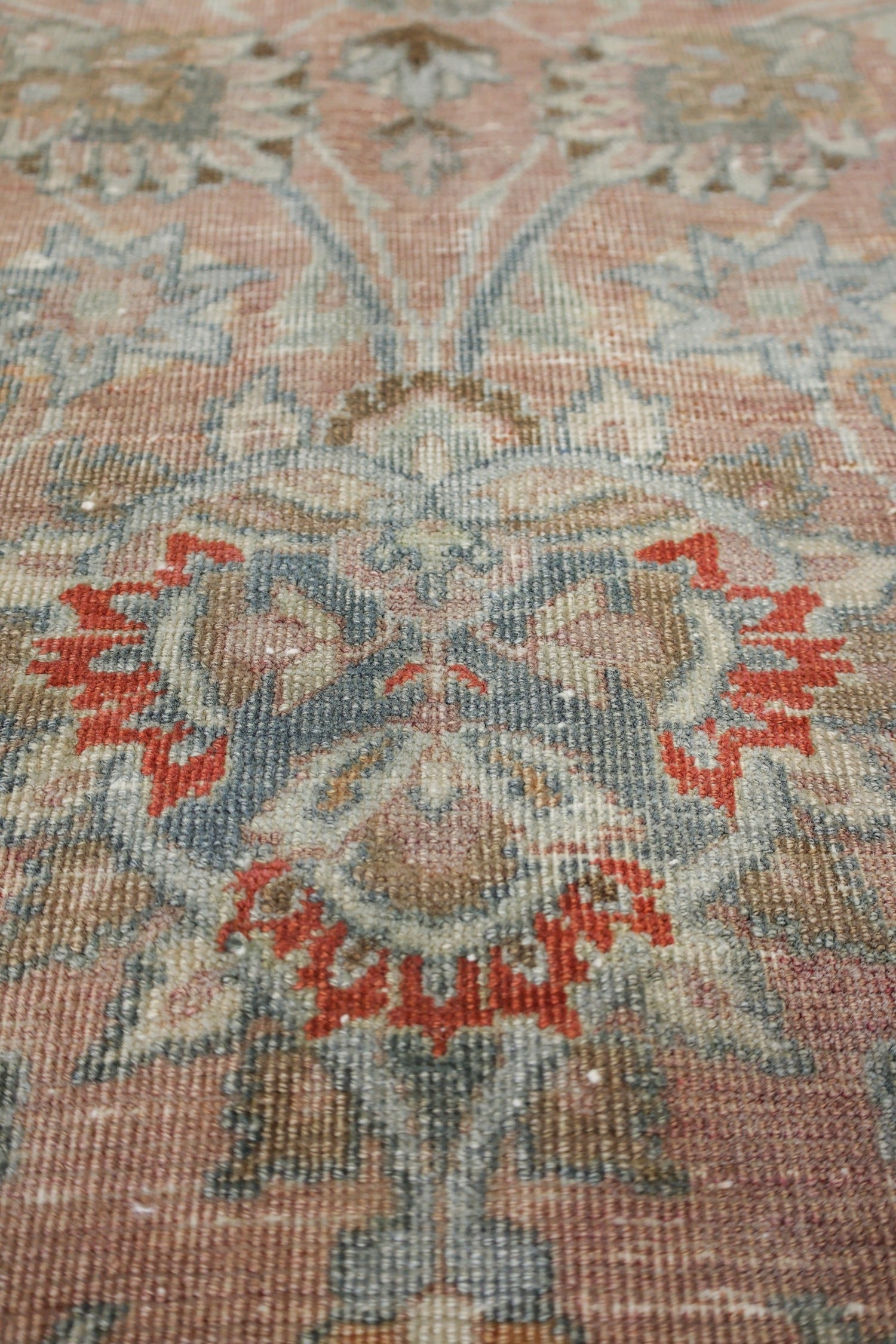 Vintage Mashad Handwoven Traditional Rug, J70713