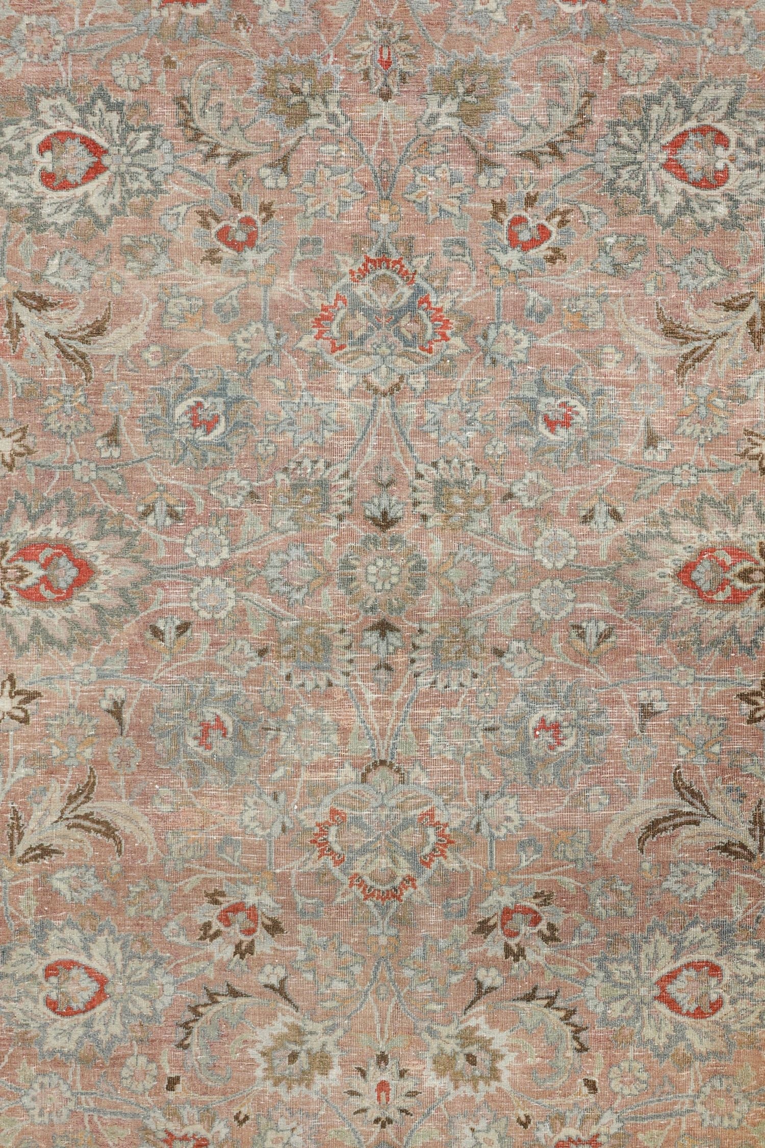 Vintage Mashad Handwoven Traditional Rug, J70713