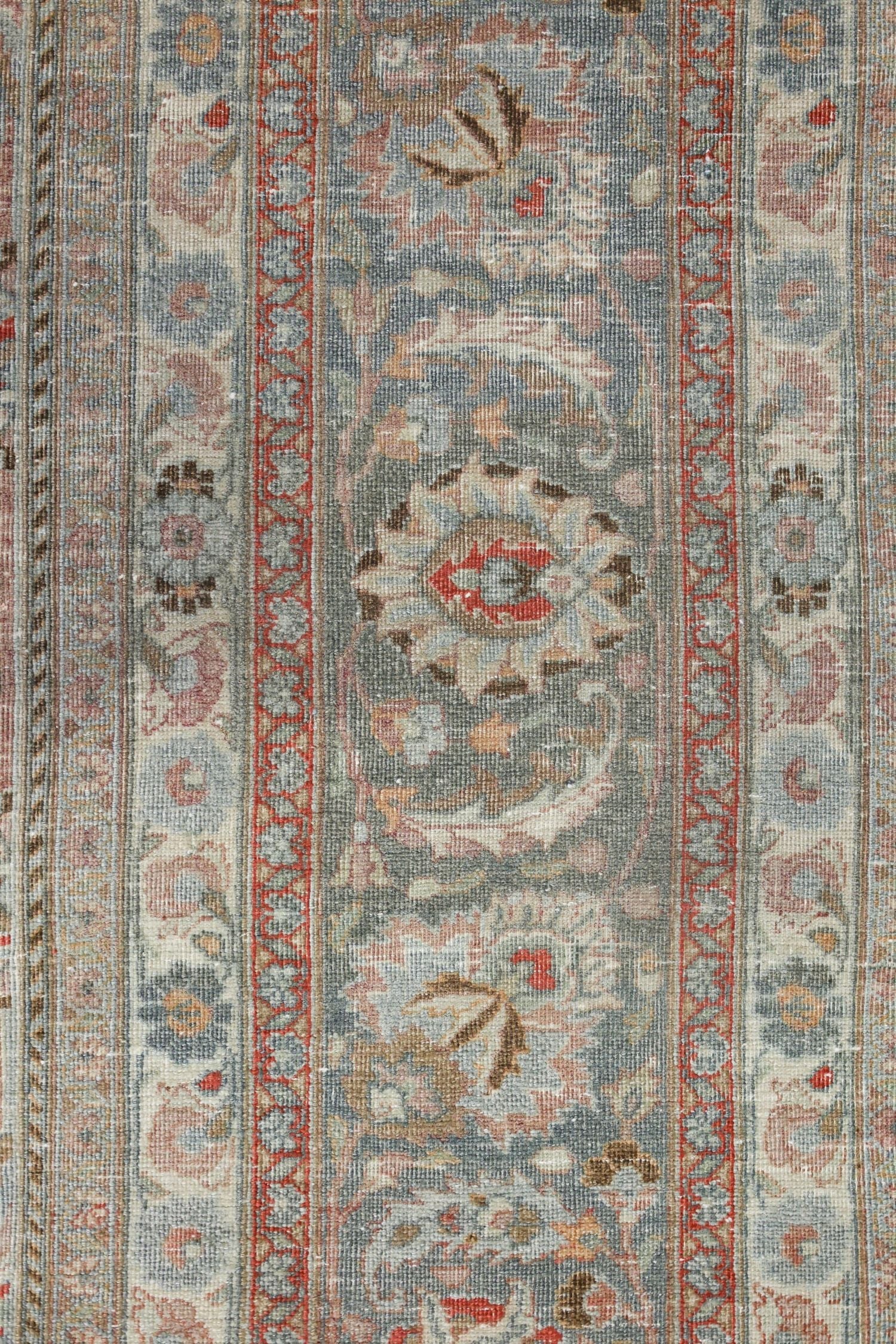 Vintage Mashad Handwoven Traditional Rug, J70713