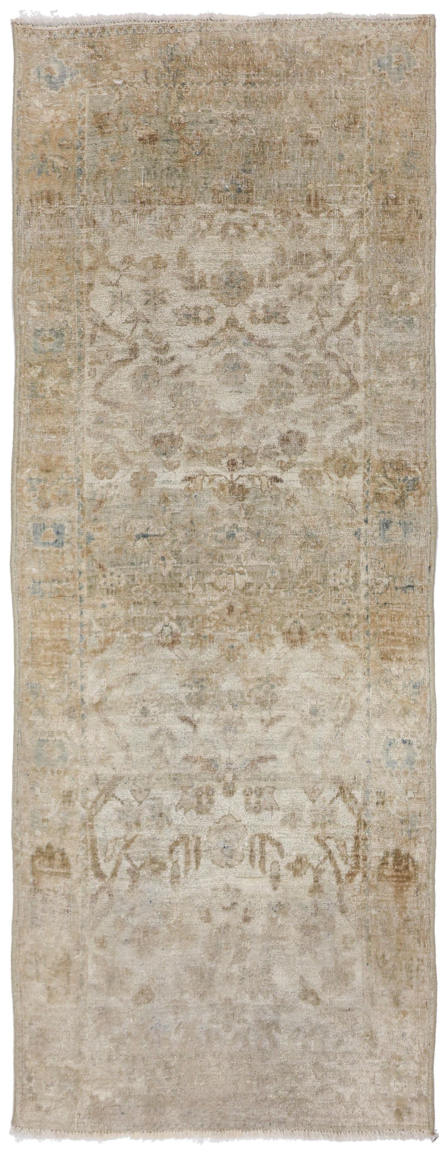 Vintage Motasham Kashan Handwoven Traditional Rug