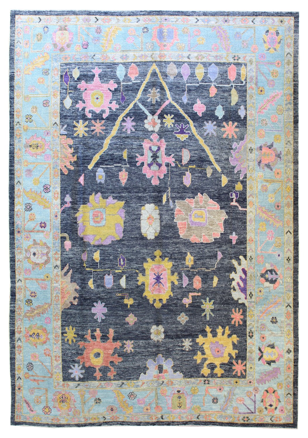 Oushak Handwoven Traditional Rug