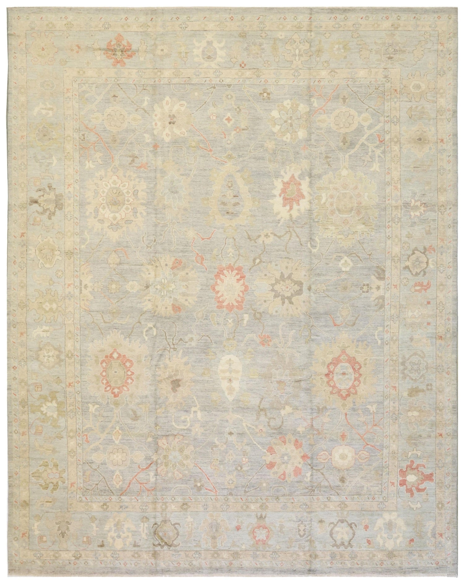 Oushak Handwoven Traditional Rug