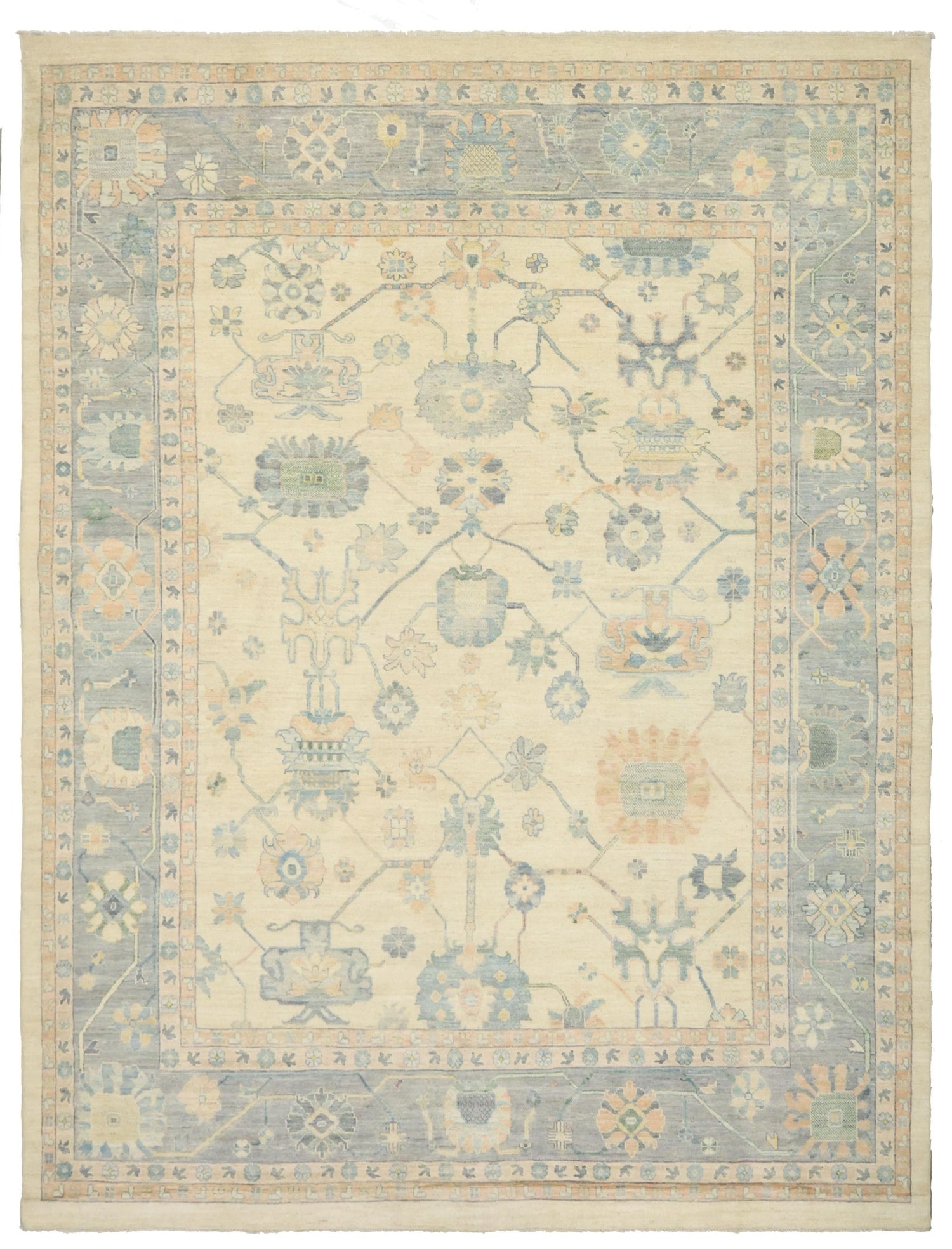 Oushak Handwoven Traditional Rug