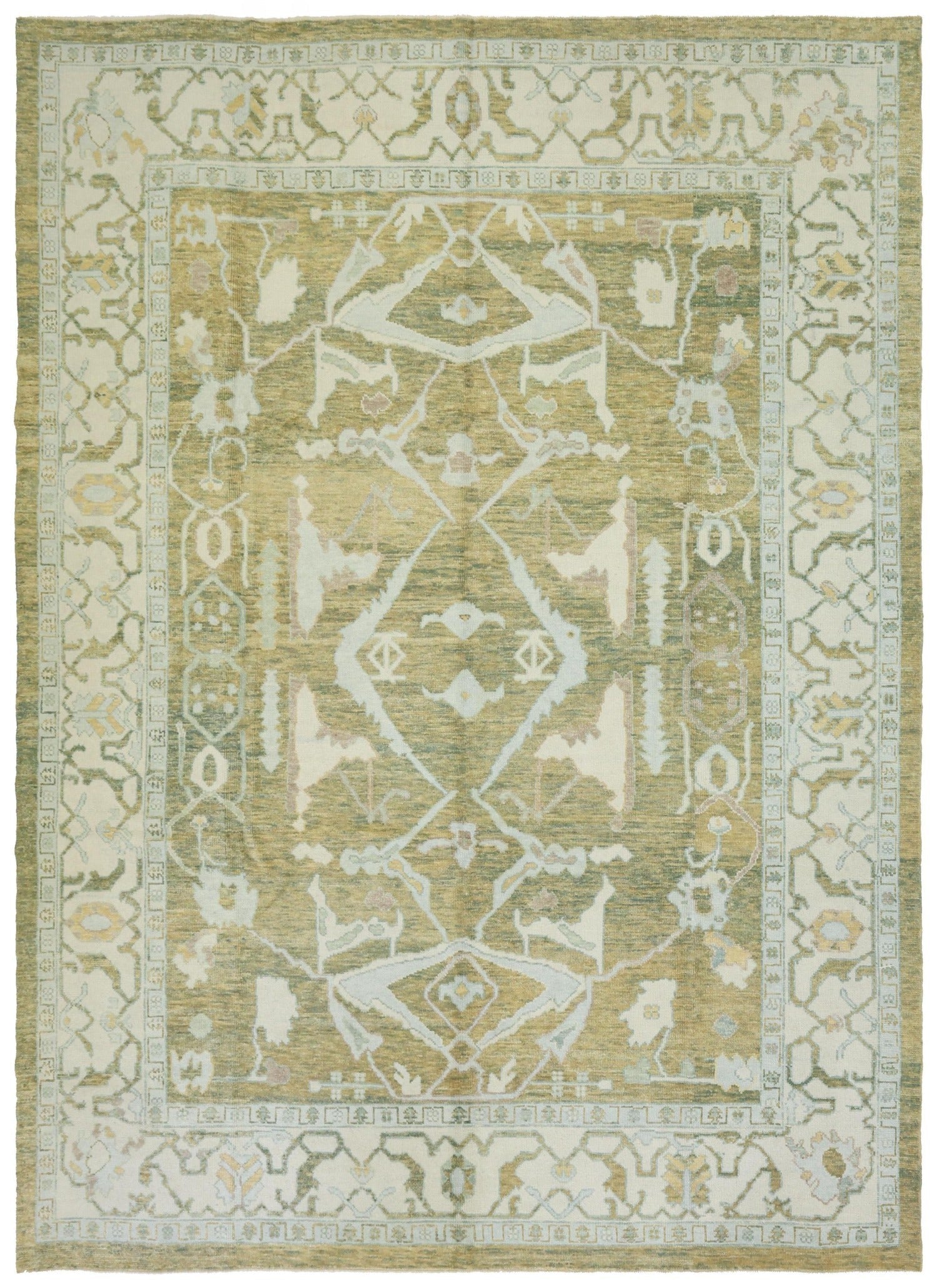 Oushak Handwoven Traditional Rug