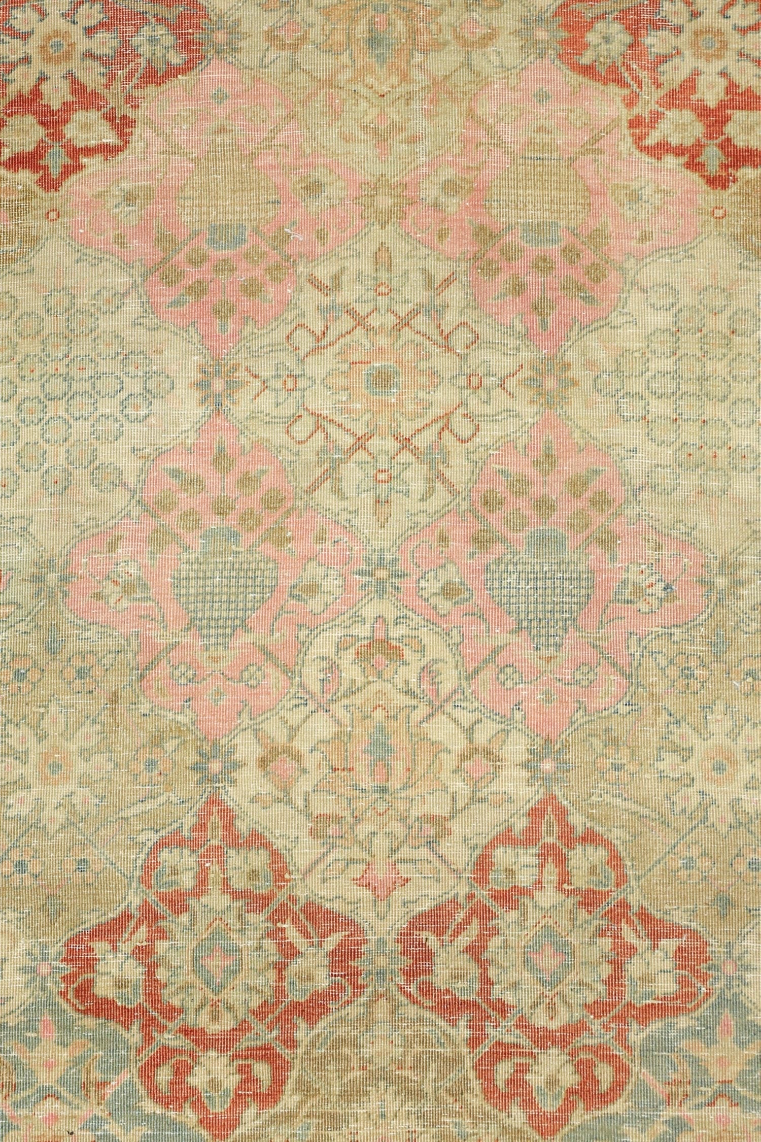 Vintage Petag Tabriz Handwoven Traditional Rug, J68416