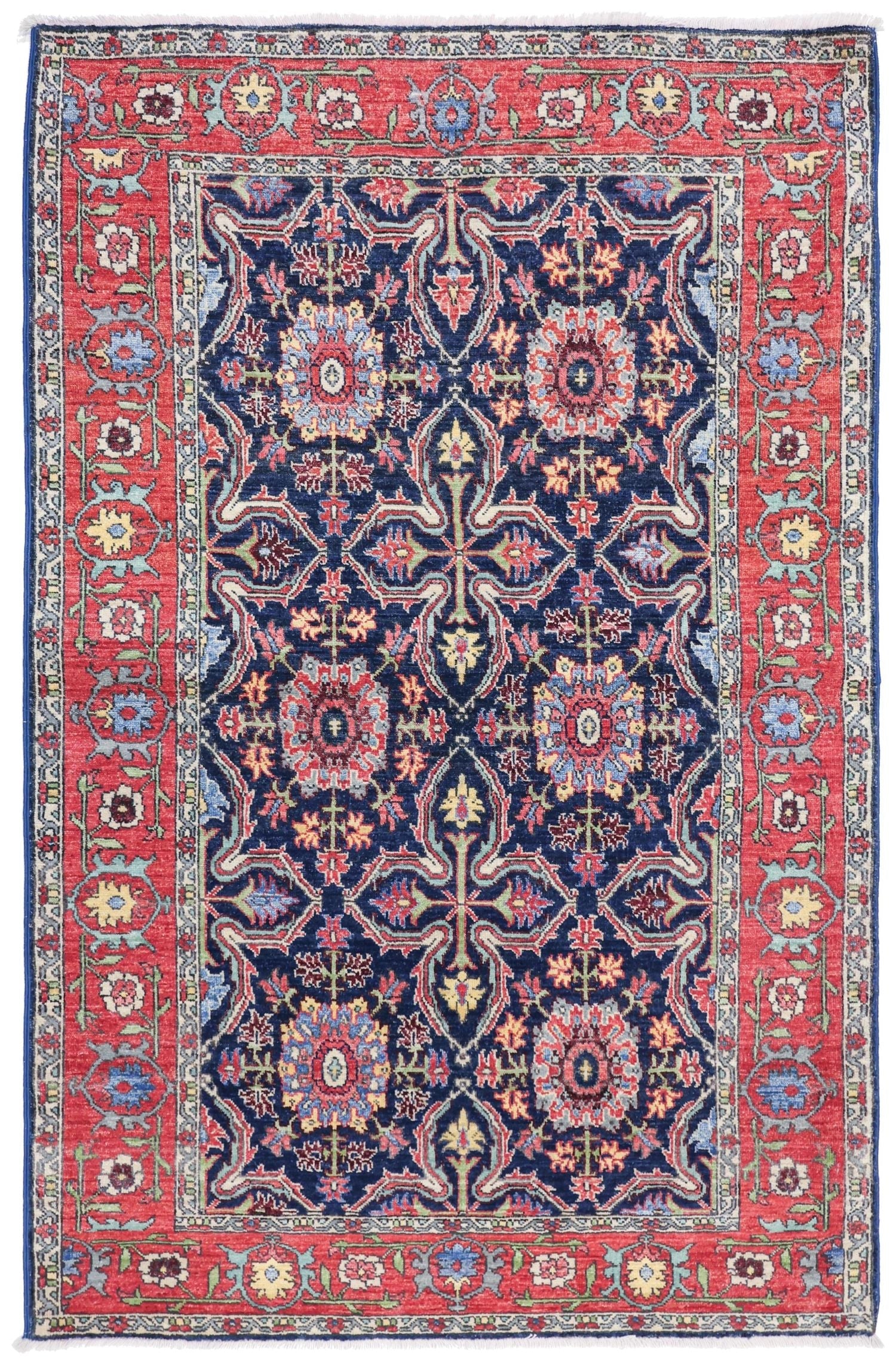 Quatrefoil Bijar Handwoven Traditional Rug