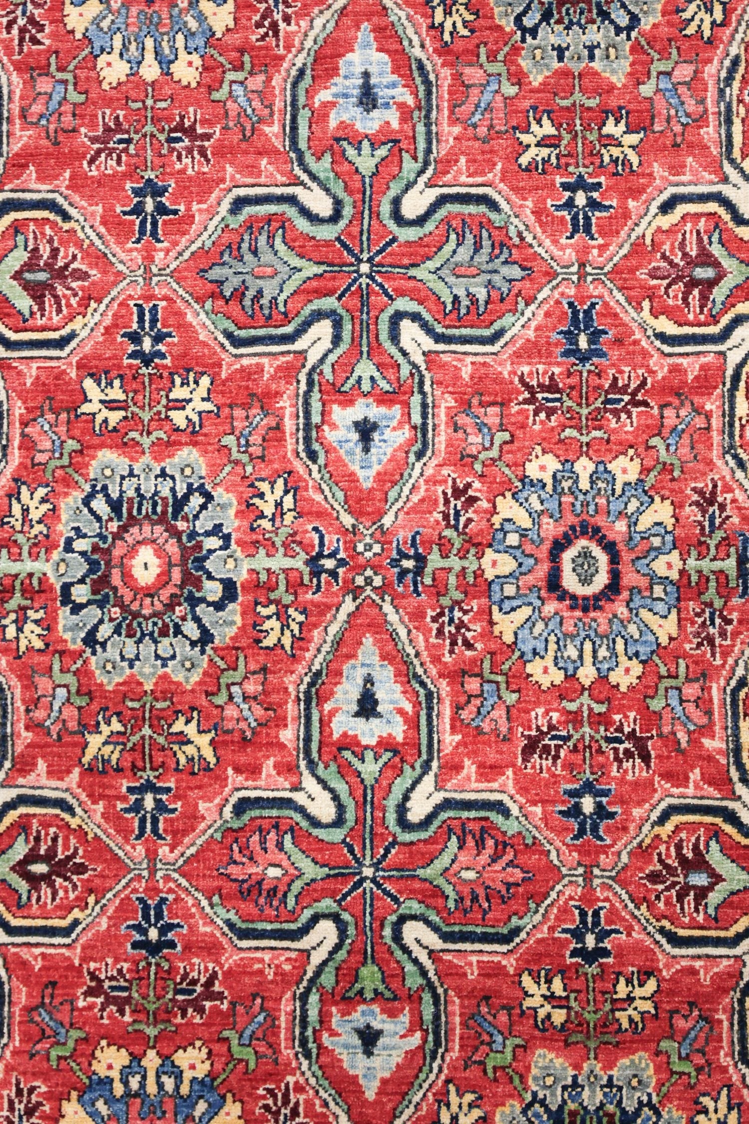 Quatrefoil Bijar Handwoven Traditional Rug, J74746