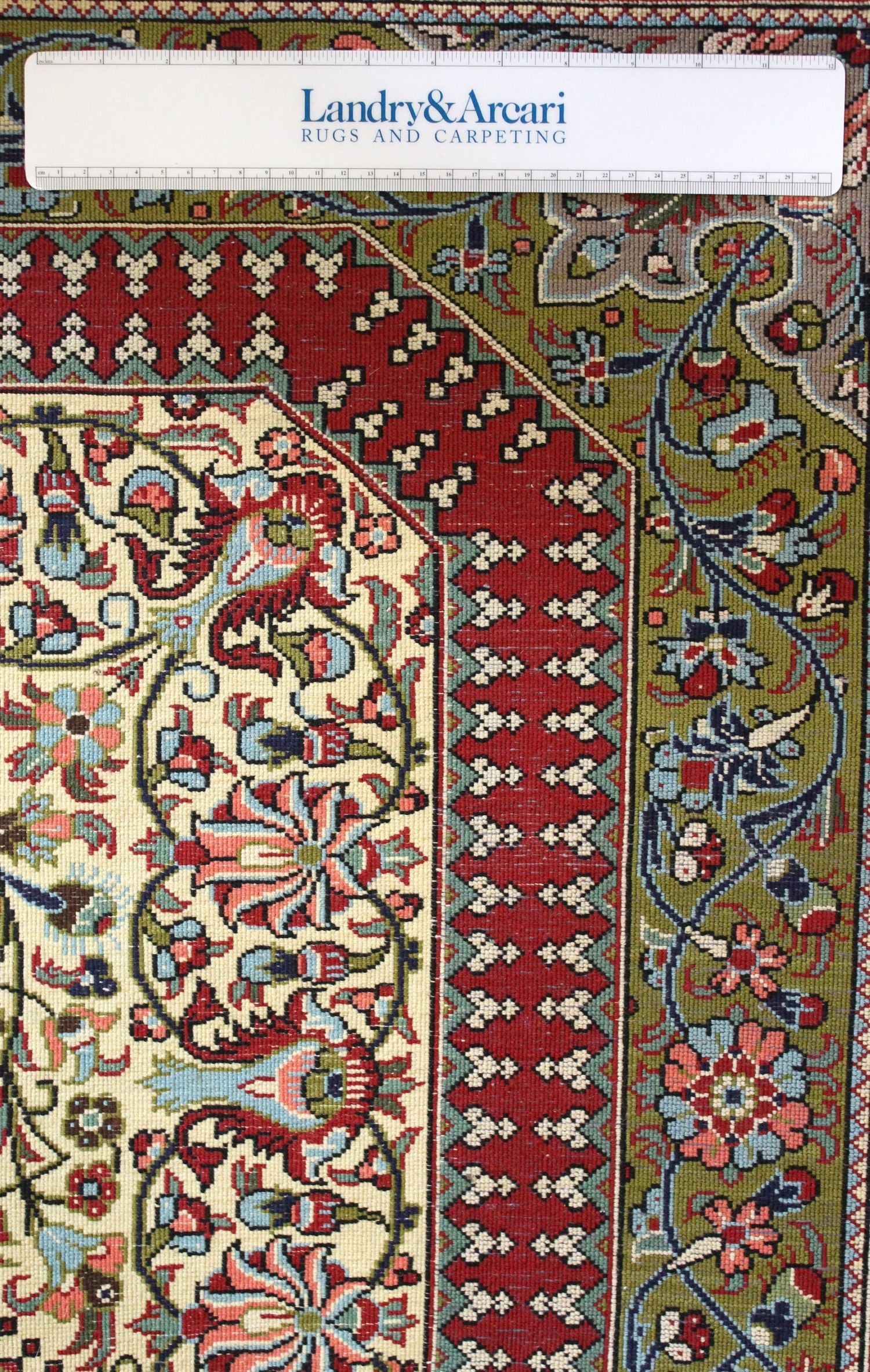 Vintage Qum Handwoven Traditional Rug, J69559