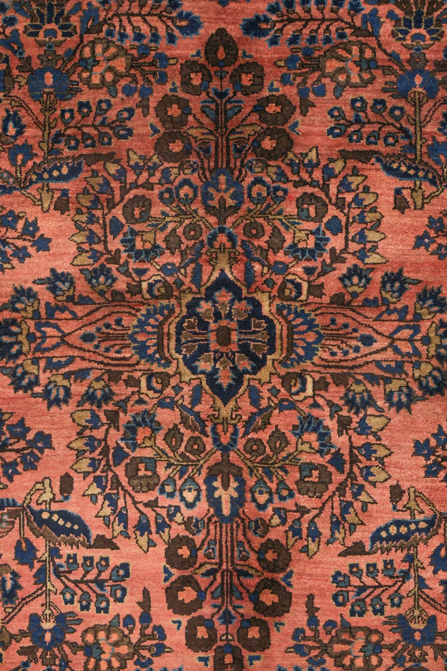 Antique Sarouk Handwoven Traditional Rug, J74042