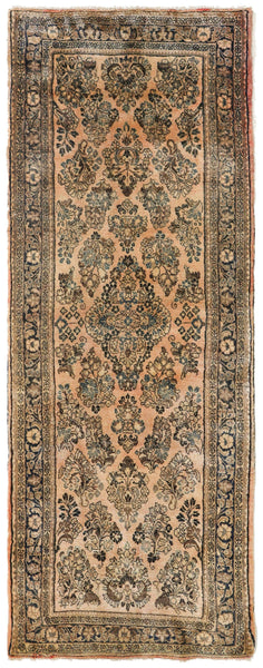 Antique Sarouk Handwoven Traditional Rug