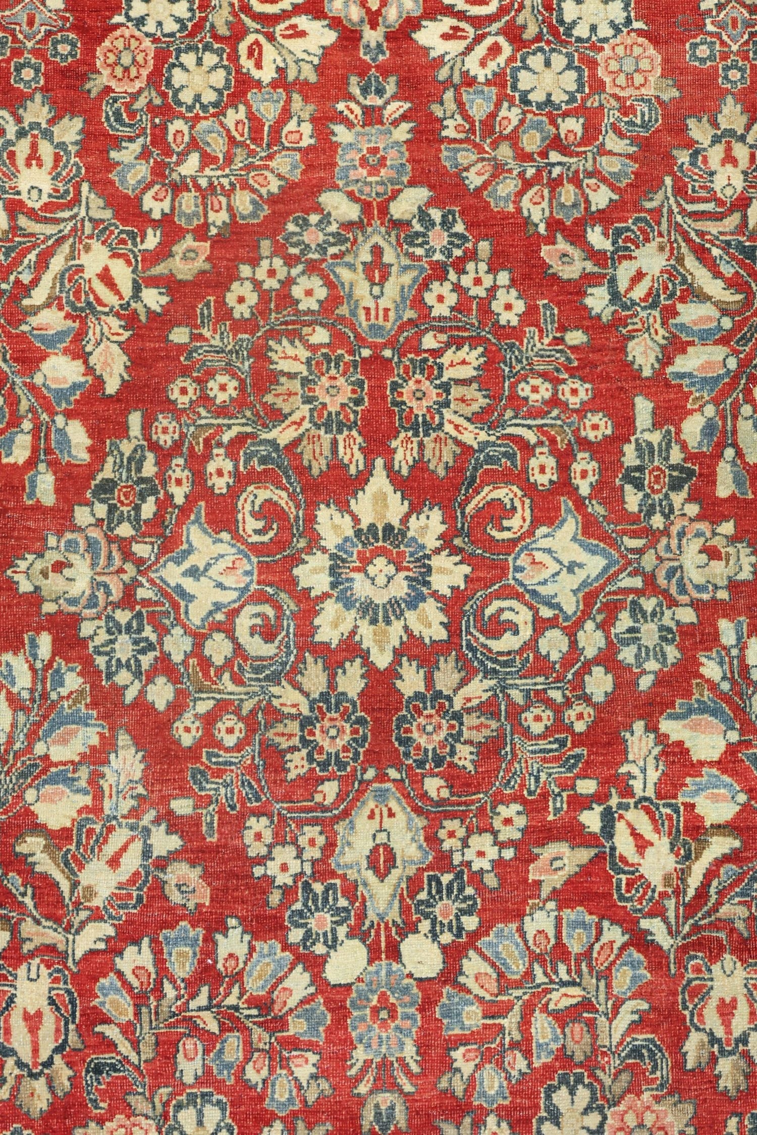 Vintage Sarouk Handwoven Traditional Rug, J73525