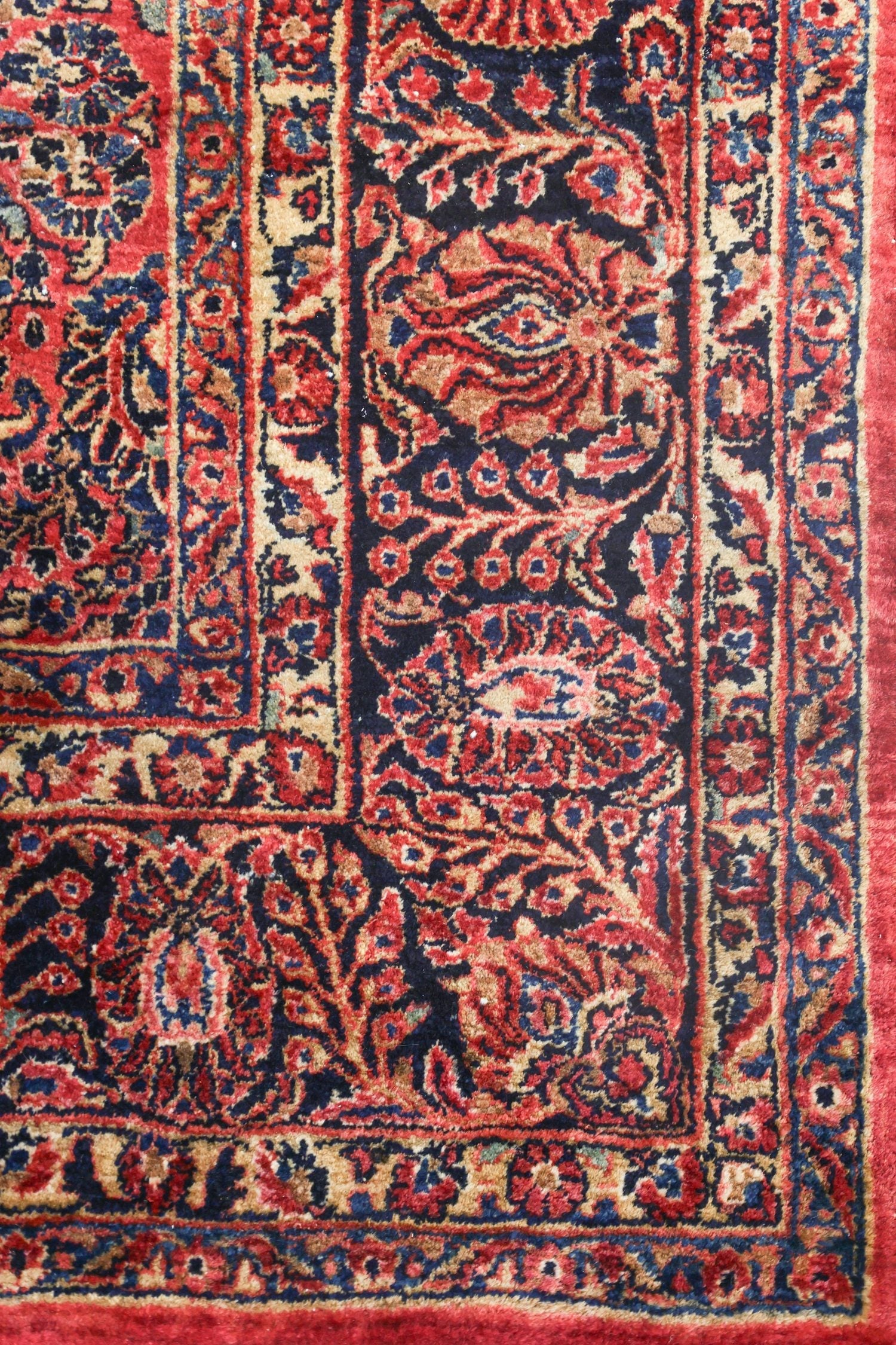 Antique Sarouk Handwoven Traditional Rug, JF8708