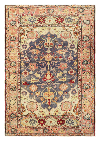 Vintage Sivas Handwoven Traditional Rug