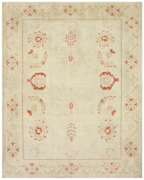 Vintage Sultanabad Handwoven Traditional Rug