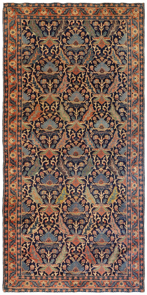 Antique Tabriz Handwoven Traditional Rug