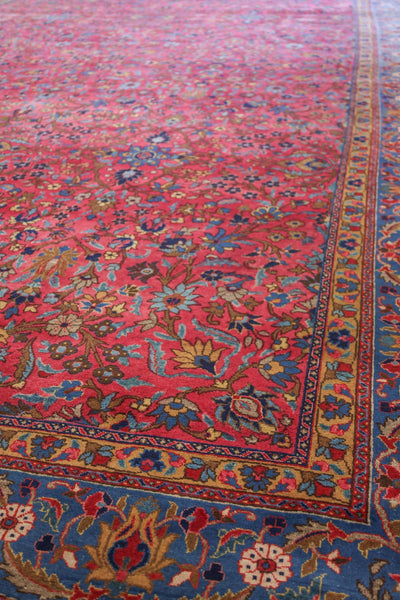 Antique Tabriz Handwoven Traditional Rug, J70427