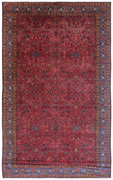 Antique Tabriz Handwoven Traditional Rug